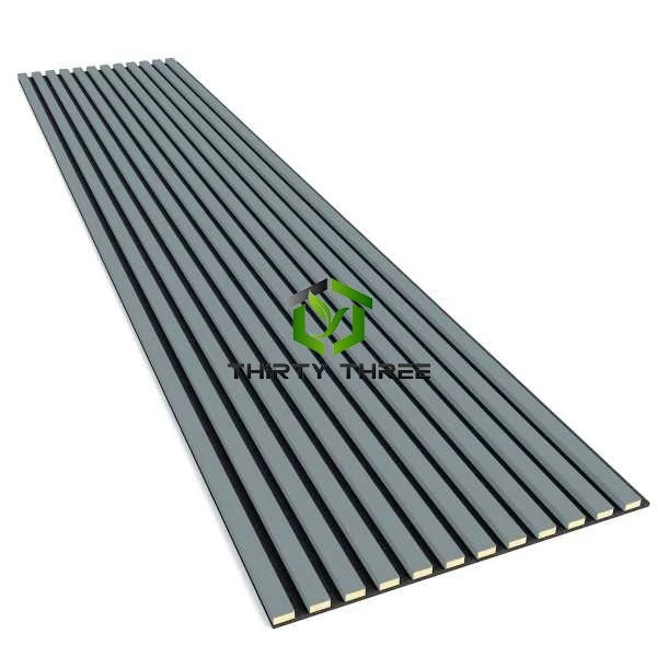China Sound Insulation PVC Wooden Acoustic Wall Panel For Home Decoration