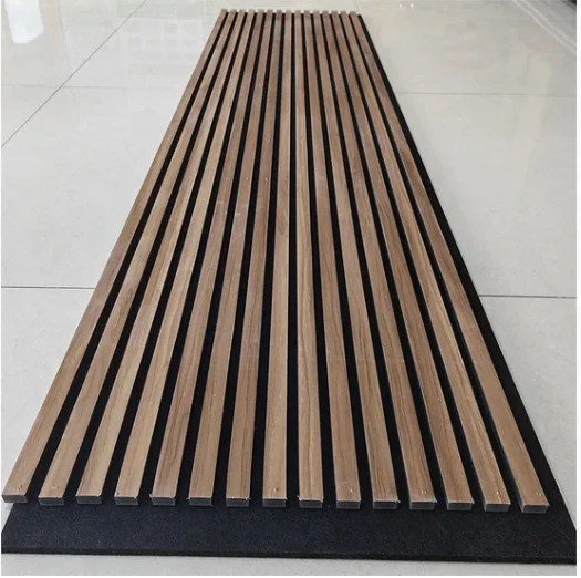 Modern Acoustic Wall Panel Slats For Living Room factory